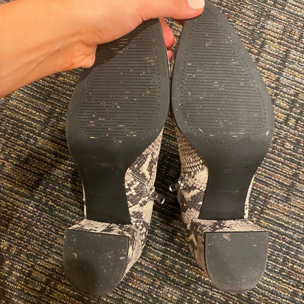 Madden girl snake skin boots